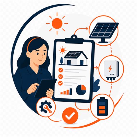 Execu&ccedil;&atilde;o de instala&ccedil;&atilde;o de energia solar